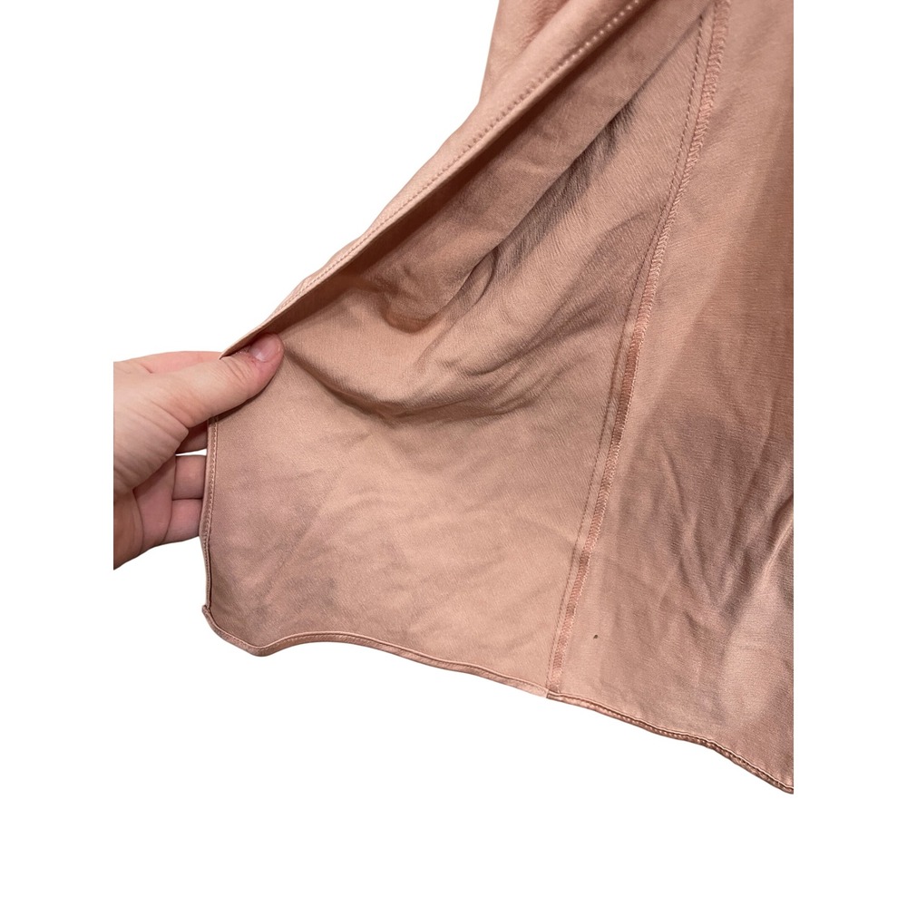 Significant Other‎ Aria Satin Cowl Midi Dress Blush Pink Ruched Slip US 6 AU 10 - Picture 7 of 8